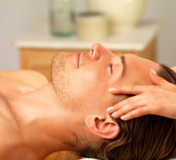 Men getting a Skin Fitness Treatment